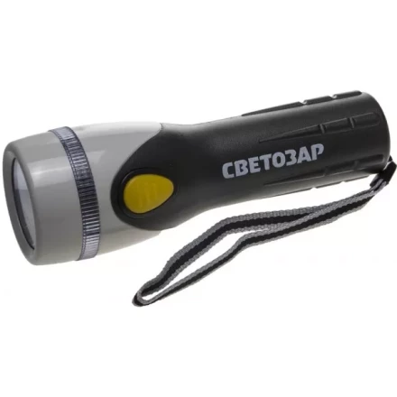 Фонарь СВЕТОЗАР &quot;UPITER&quot; ручной с пластмассовым корпусом и ремешком, ксеноновая лампа, 2xD SV-56375 купить в Ноябрьске