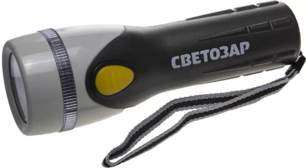 Фонарь СВЕТОЗАР &quot;UPITER&quot; ручной с пластмассовым корпусом и ремешком, ксеноновая лампа, 2xD SV-56375 купить в Ноябрьске
