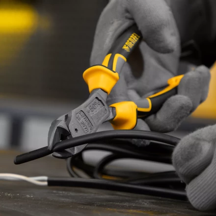 Бокорезы 180 мм Denzel 17785, усиленные, трехкомпонентные рукоятки купить в Ноябрьске