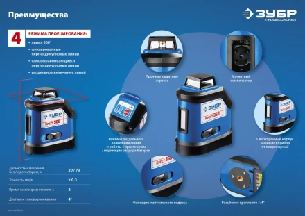 Нивелиры лазерные Крест-360 двухлучевой 360 со штативом серия ПРОФЕССИОНАЛ купить в Ноябрьске