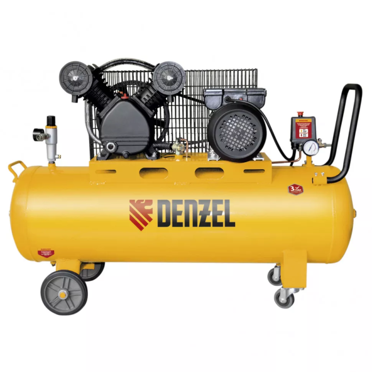 Компрессор масляный ременный Denzel DRV2200/100 58088 купить в Ноябрьске