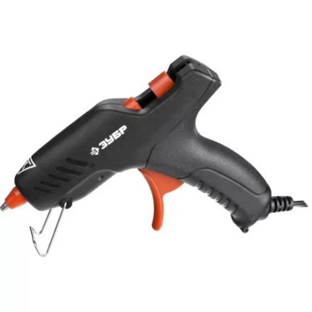 Пистолет ЗУБР &quot;МАСТЕР&quot; клеевой (термоклеящий), электрический, эргономичная рукоятка, рабочая температура 165град, d=8мм, 20Вт 06850-20-08_z02 купить в Ноябрьске