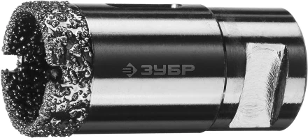 Алмазная коронка ЗУБР "ПРОФЕССИОНАЛ" универсальная для УШМ, сухое сверление, алмазы на вакуумной пайке,  посадка М14, d=29мм 29865-29 купить в Ноябрьске