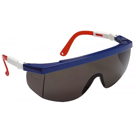 Очки STAYER защитные с регулируемыми по длине и углу наклона дужками, поликарбонатные затемненные линзы 2-110483 купить в Ноябрьске