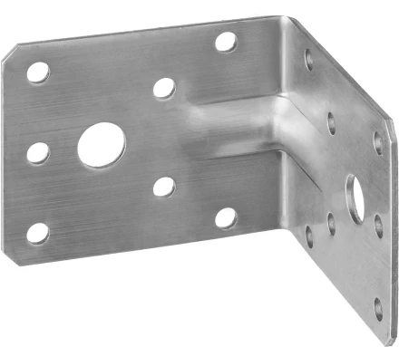 ЗУБР УНКУ-2.0, 55 x 70 x 70 x 2 мм, усиленный нержавеющий крепежный уголок, Профессионал (310516-55) купить в Ноябрьске