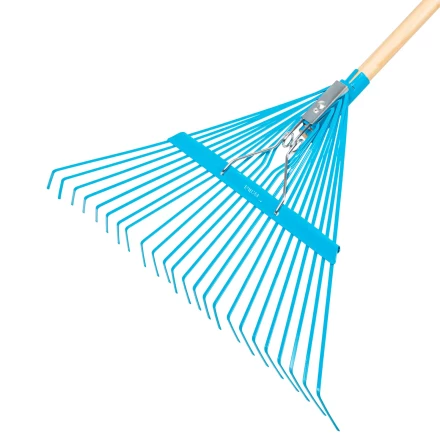 Грабли веерные стальные Palisad, 540 х 1450 мм, 24 плоских зуба, лакированный черенок, Luxe 617905 купить в Ноябрьске