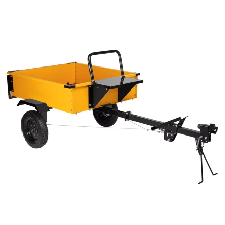 Прицеп для мотоблока Denzel TT-500, оцинк., груз. 500 кг, рег. сцепка, колеса 4.00-10, в упаковке купить в Ноябрьске