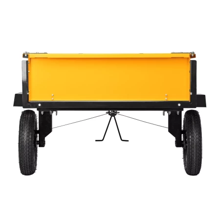 Прицеп для мотоблока Denzel TT-500, оцинк., груз. 500 кг, рег. сцепка, колеса 4.00-10, в упаковке купить в Ноябрьске