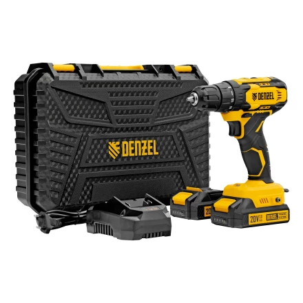 Дрель-шуруповерт аккумуляторная CDQ-20, Li-Ion, 20 В// Denzel 26118 купить в Ноябрьске