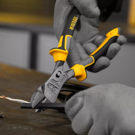 Бокорезы 215 мм Denzel 17786, усиленные, трехкомпонентные рукоятки купить в Ноябрьске