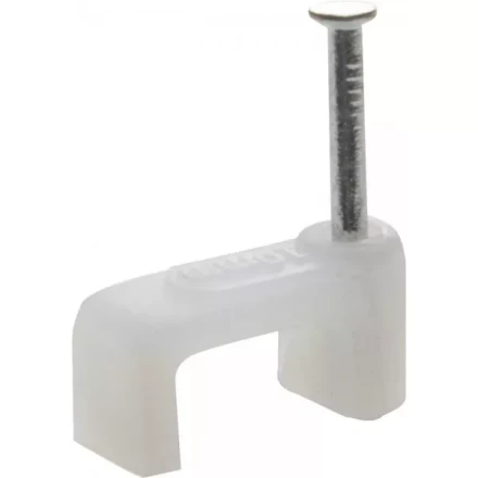 Скоба-держатель для плоского кабеля, с оцинкованным гвоздем, 8 мм, 100 шт, STAYER Master 4511-08 4511-08 купить в Ноябрьске