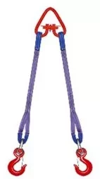 Строп текстильный двухветвевой 2СТ 4 т L=6.5 м РА 150 мм Звено РТ-3 купить в Ноябрьске