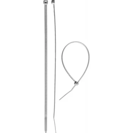 Хомуты ЗУБР нейлоновые белые 4,5x300мм, 100шт 309010-45-300 купить в Ноябрьске