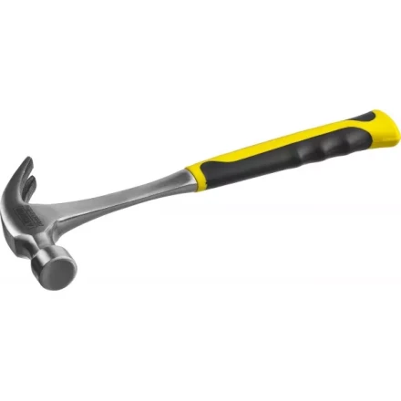 Молоток-гвоздодер STAYER &quot;PROFESSIONAL&quot; цельнометаллический с двухкомпонентной рукояткой, 450г 2025-450 купить в Ноябрьске