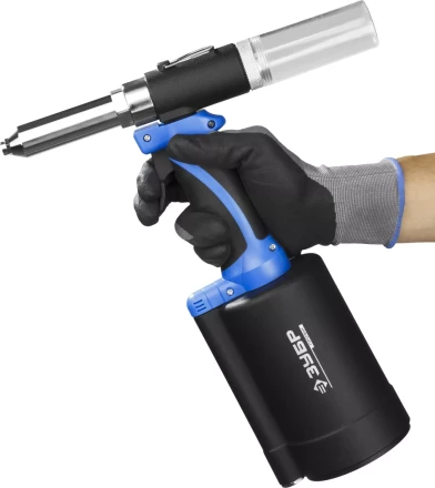 Заклепочник пневматический корпус из композит материал для заклепок из нерж стали 24-32-4-48-6-64мм 31287-64 серия Без серии купить в Ноябрьске