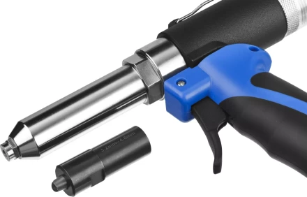 Заклепочник пневматический корпус из композит материал для заклепок из нерж стали 24-32-4-48-6-64мм 31287-64 серия Без серии купить в Ноябрьске