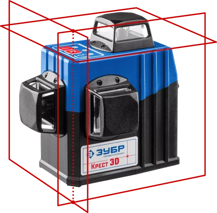 Нивелиры лазерные Крест-3D 360 3 перпендикулярные плоскости серия ПРОФЕССИОНАЛ купить в Ноябрьске