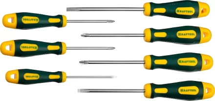 Набор X-Drive, KRAFTOOL 250081-H7: Отвертки профессиональные, SL: 3x80, 5x100, 6x125; PH: 1x80, 2x100; PZ: 1x80, 2x100 250081-H7 купить в Ноябрьске