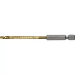 ЗУБР. Сверло фрезеровальное по дереву и тонкому листовому металлу, шестигранный хвостовик 1/4", 4х75мм 29966-04
