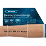 Молоток-гвоздодер GROSS 10413, 380 г, угол 75, магнит, обрезиненная рукоятка American Hickory купить в Ноябрьске