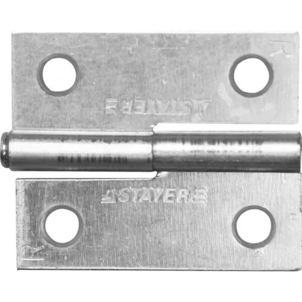 Петля дверная STAYER &quot;MASTER&quot; разъемная, цвет белый цинк, правая, 50мм 37613-50-1R купить в Ноябрьске