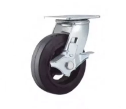 Колесо большегрузное поворотное SCdb 85 250 мм обрезиненное с тормозом (N) 1027140 купить в Ноябрьске