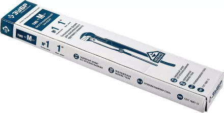 Ключ трубный рычажный ЗУБР &quot;ПРОФЕССИОНАЛ&quot;, прямые губки, цельнокованый, Сr-V, № 1,  1&quot; 27335-1_z01 купить в Ноябрьске