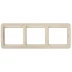 Панель СВЕТОЗАР &quot;ГАММА&quot; тройная горизонтальная, цвет бежевый SV-54148-B купить в Ноябрьске