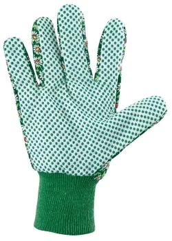 Перчатки садовые х/б ткань с ПВХ точкой, манжет, M PALISAD 67762 купить в Ноябрьске