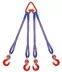 Строп текстильный четырехветвевой 4СТ 6.3 т L=4 м  SF7 90 мм Звено РТ-3 купить в Ноябрьске
