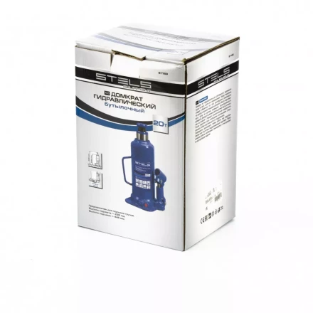 Домкрат гидравлический бутылочный 20 т h подъема 235-445 мм Stels 51169 купить в Ноябрьске