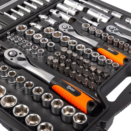 Набор автоинструмента КВТ НАИ-09/150 1/2&quot;, 1/4&quot;, 3/8&quot;, 150 предметов (92315) купить в Ноябрьске