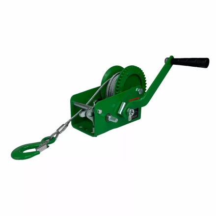 Лебедка ручная барабанная HITCH HW 1100 1100 кг канат 10 м (SZ073149) купить в Ноябрьске