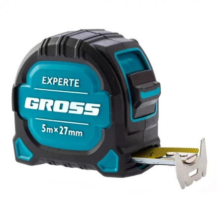 Рулетка нейлон Experte 5м x 27мм двухкомпон. корпус магнит двухстор. разметка Gross 32575 купить в Ноябрьске