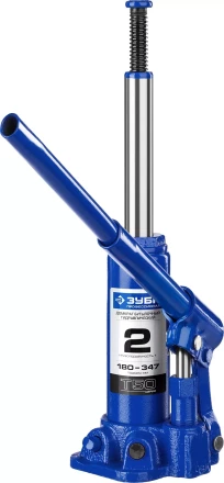 Домкрат гидравлический бутылочный T50, 2т, 180-347мм, в кейсе, ЗУБР Профессионал 43060-2-K 43060-2-K_z01 купить в Ноябрьске
