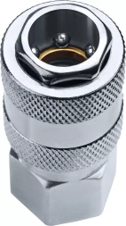 ЗУБР штуцер елочка, 8 мм - рапид муфта, переходник с обжимным хомутом, Профессионал (64917-08)