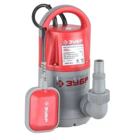 Насос ЗУБР погружной для чистой воды, пропускная способность 200 л/мин, 400Вт ЗНПЧ-400 купить в Ноябрьске