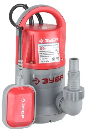 Насос ЗУБР погружной для чистой воды, пропускная способность 200 л/мин, 400Вт ЗНПЧ-400 купить в Ноябрьске