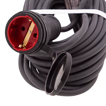 Удлинитель силовой 10 м, 16 А, тип УХз16, КГ 3 x 2.5 мм, 1 розетка, Россия Сибртех 95895 купить в Ноябрьске