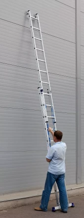 Лестница СИБИН универсальная, двухсекционная, 10 ступеней 38823-10 купить в Ноябрьске