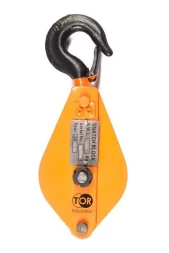 Блок монтажный однорольный с крюком TOR HQG(L) K1-2,0 т с откидной щекой (K) 1048148