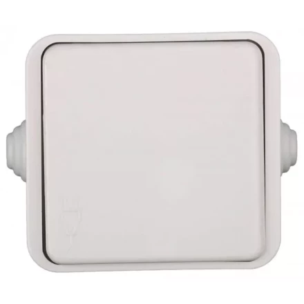 Розетка СВЕТОЗАР БАТТЕРФЛЯЙ с крышкой, с заземлением, цвет белый, 16А/~250В SV-54310-W купить в Ноябрьске