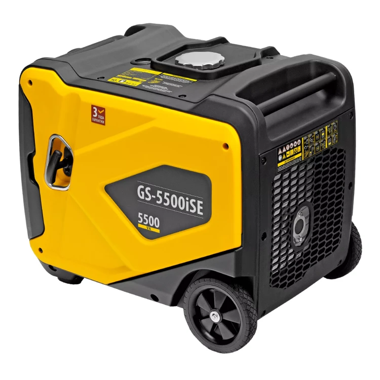 Генератор инверторный Denzel GS-5500iSE, 5,5 кВт, 230 В, закрытый корпус,электростартер купить в Ноябрьске