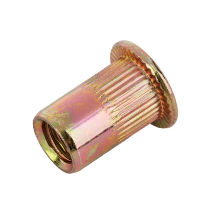 Заклепки резьбовые, стальные, оцинкованные, М6, пластиковый кейс, 70 шт. Denzel 40603 купить в Ноябрьске