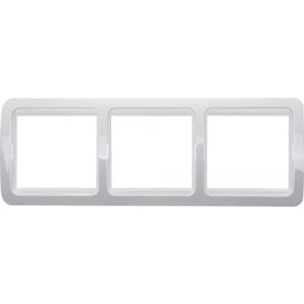 Панель СВЕТОЗАР &quot;ГАММА&quot; тройная горизонтальная, цвет белый SV-54148-W купить в Ноябрьске