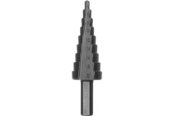 Сверло ступенчатое по металлу, Сибртех 723012, 4-6-8-10-12-14-16-18-20 мм, 4241
