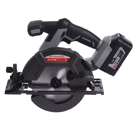Профессиональная дисковая пила с бесщеточным (вентильным) двигателем ИНТЕРСКОЛ ДПА-165/18В аккумуляторная Li-ion АПИ (кейс, без аккум. и ЗУ) купить в Ноябрьске