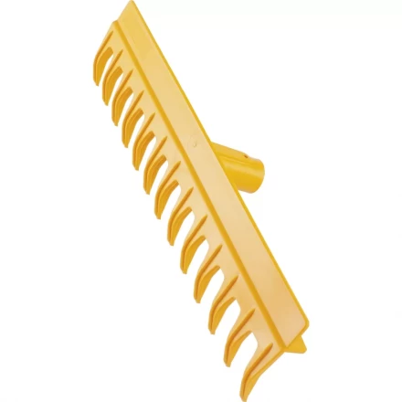 Грабли 13-зубые полипропиленовые с ребрами жесткости с металлическим черенком усиленные PALISAD LUXE 61739 купить в Ноябрьске