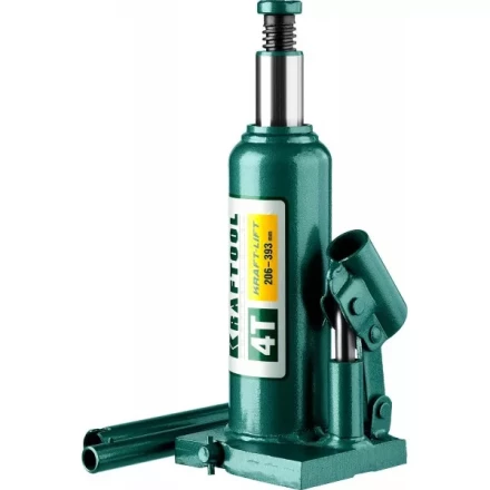 Домкрат гидравлический бутылочный &quot;Kraft-Lift&quot;, сварной, 4т, 206-393мм, KRAFTOOL 43462-4 43462-4_z01 купить в Ноябрьске