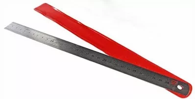 Линейка металлическая двусторонняя 300 мм купить в Ноябрьске